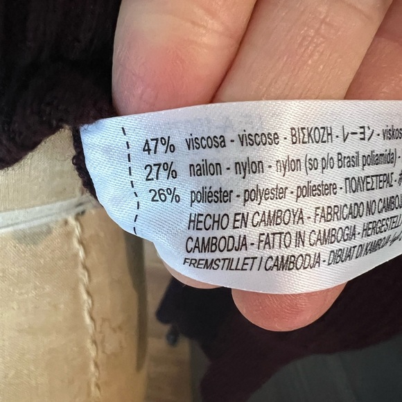 Women’s Zara puff sleeve thick 3/4 sleeve turtleneck fall winter sweater size sm - Picture 3 of 4